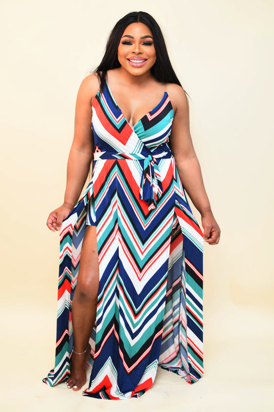 HOLY SLIT MAXI DRESS