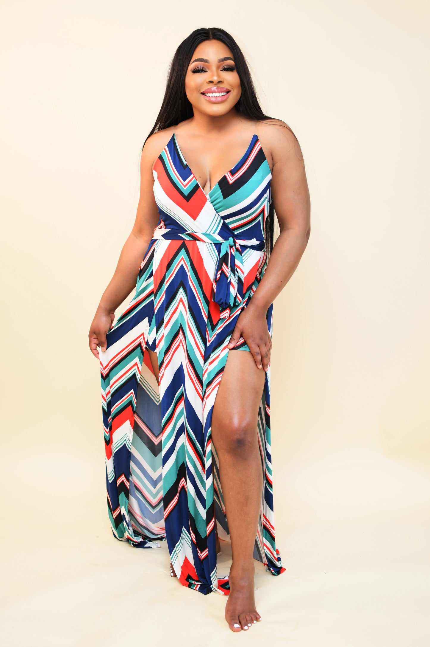 HOLY SLIT MAXI DRESS